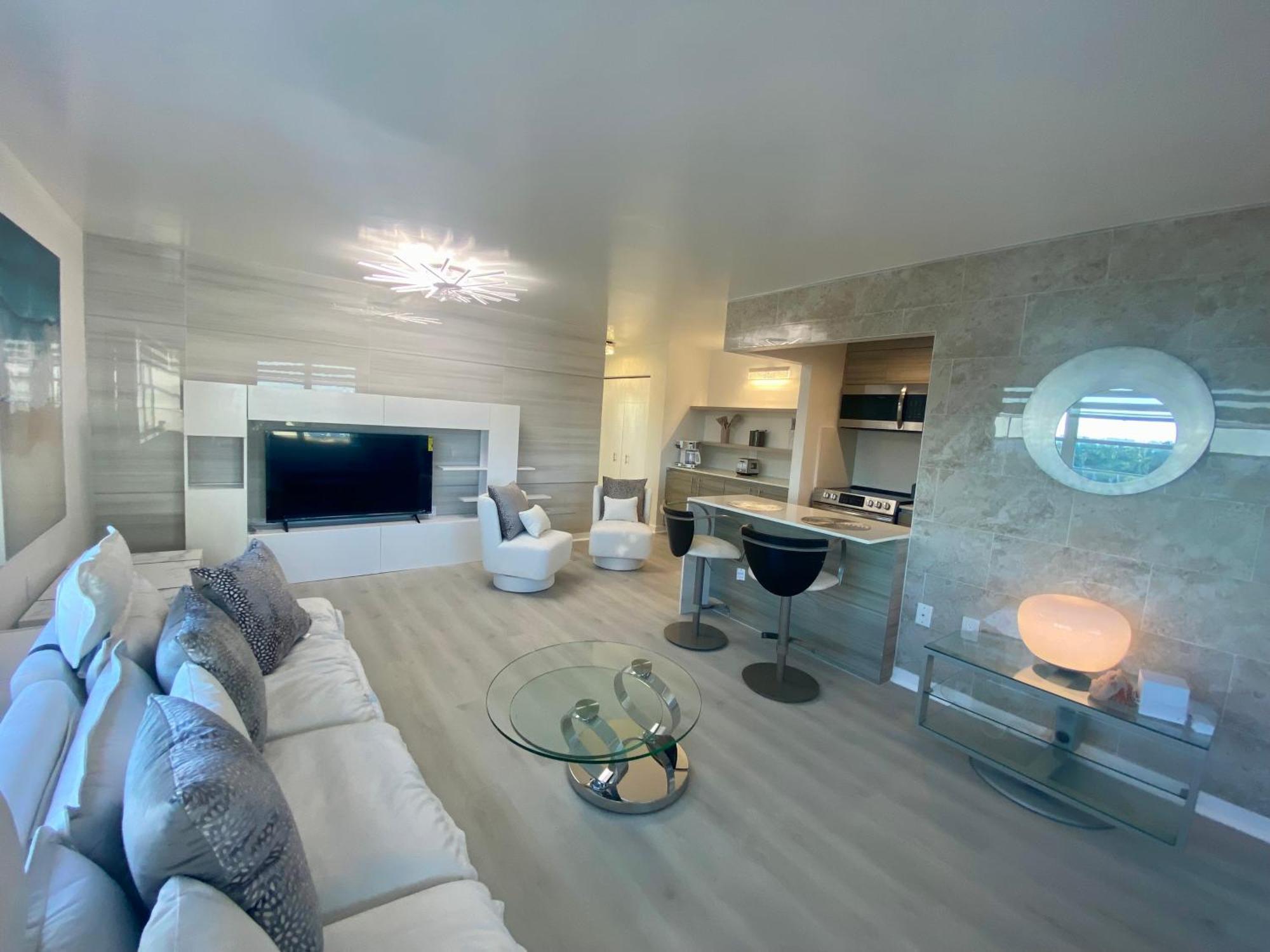 Panoramic Luxurious Waterfront One Bedroom Apartment With Miami Skyline View Free Parking 5Min Drive To 迈阿密海滩 外观 照片
